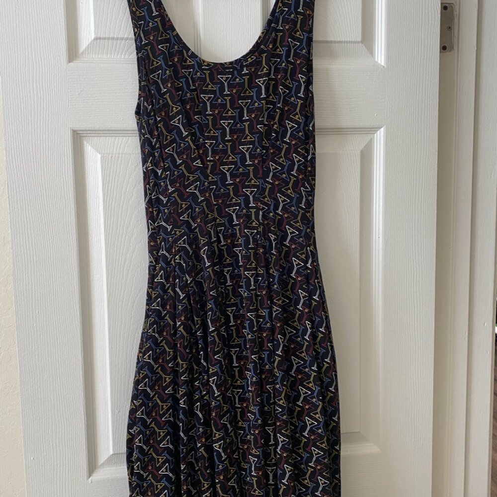 Effie's Heart Cocktail print Dress Size L